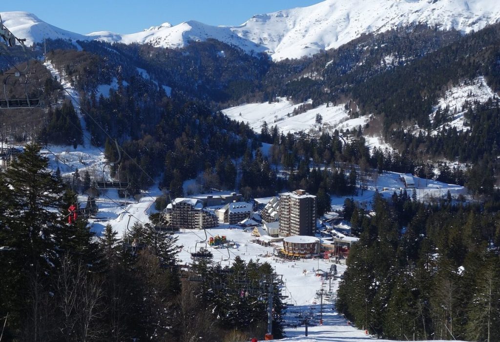 La station de ski du Lioran, dans le Cantal