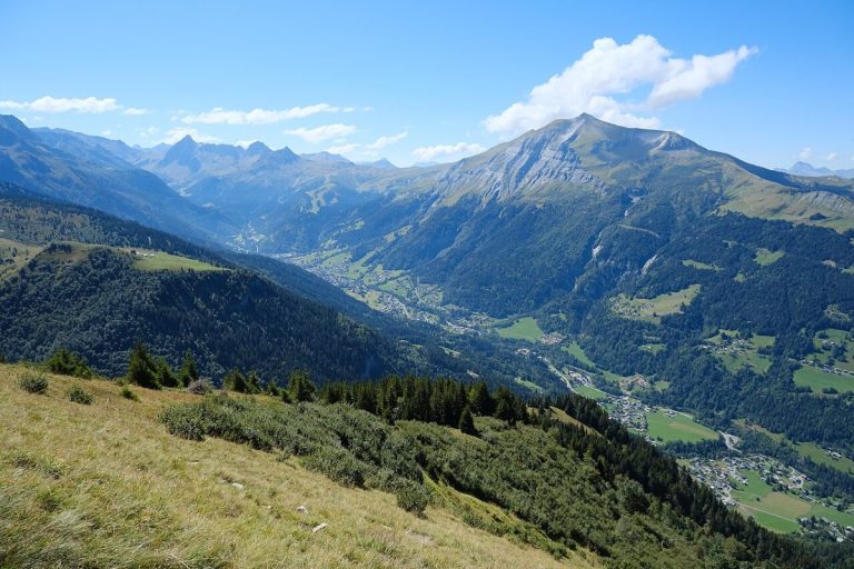 La station des Contamines Montjoie en été