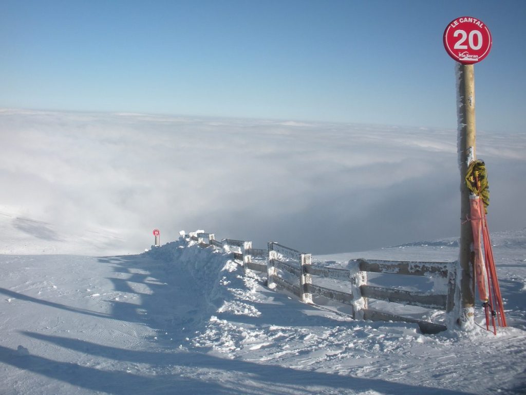 La piste du Plomb du Cantal au Lioran