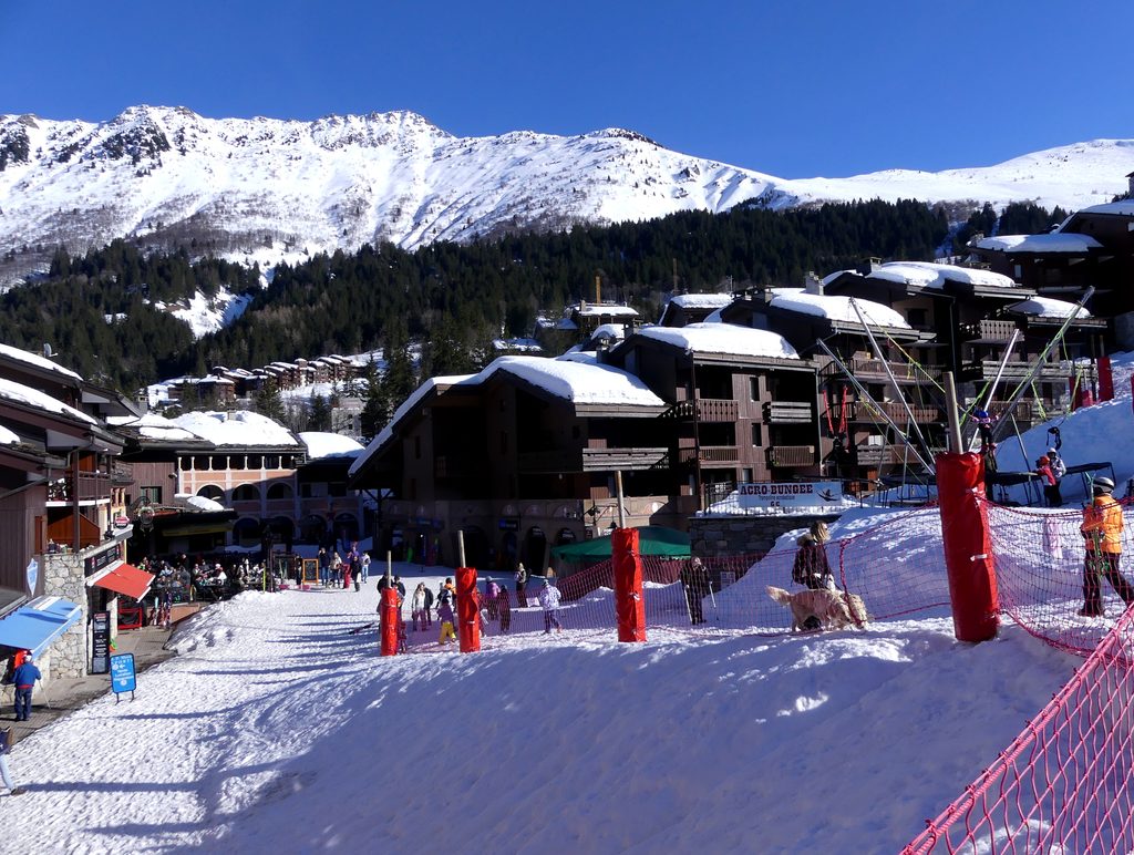 La place du Morel à Valmorel