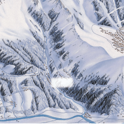 Aperçu du plan des pistes de Verbier et des 4 Vallées