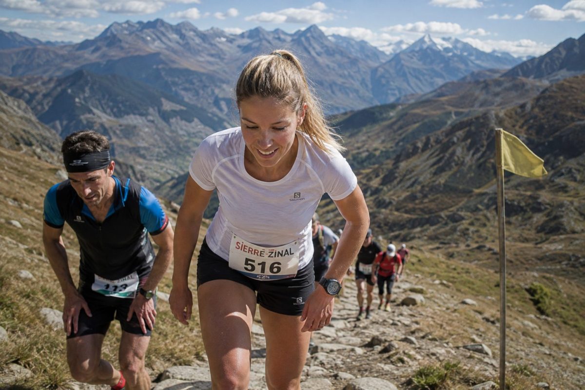 Des coureurs lors du Trail Sierre Zinal 2026