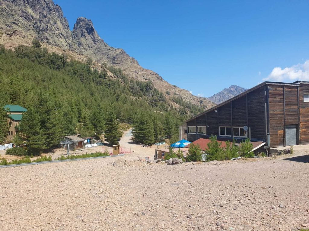 La station de Haut-Asco en été