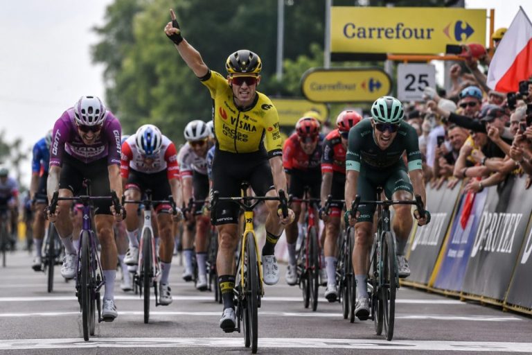 Arrivée d'une étape du Tour de Burgos 2026