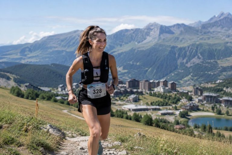 Une participante du Trail du Corbier 2026