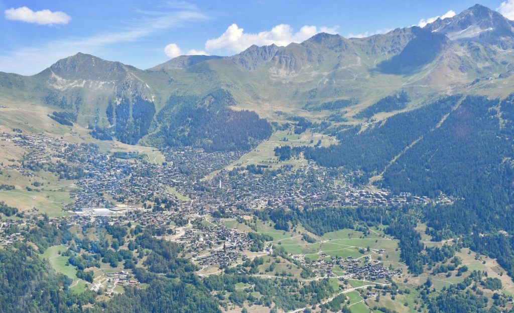La station de Verbier en Suisse