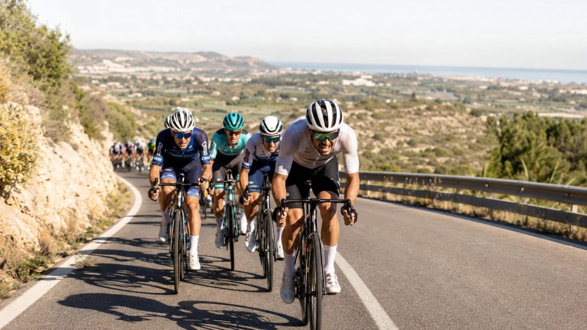 Coureurs cyclistes sur la Vuelta 2026