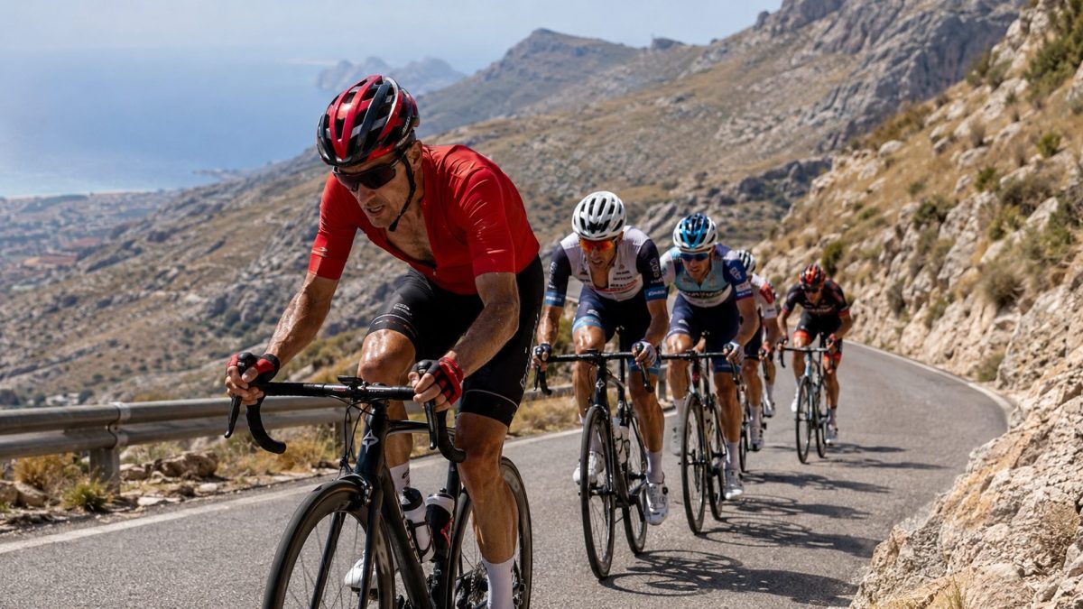 LEs coureurs de la Vuelta 2026 en course