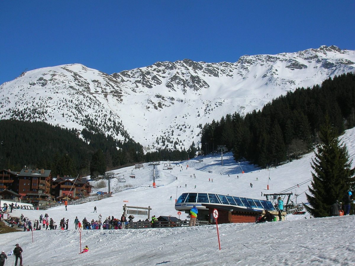 Le domaine skiable des 7 Laux en hiver