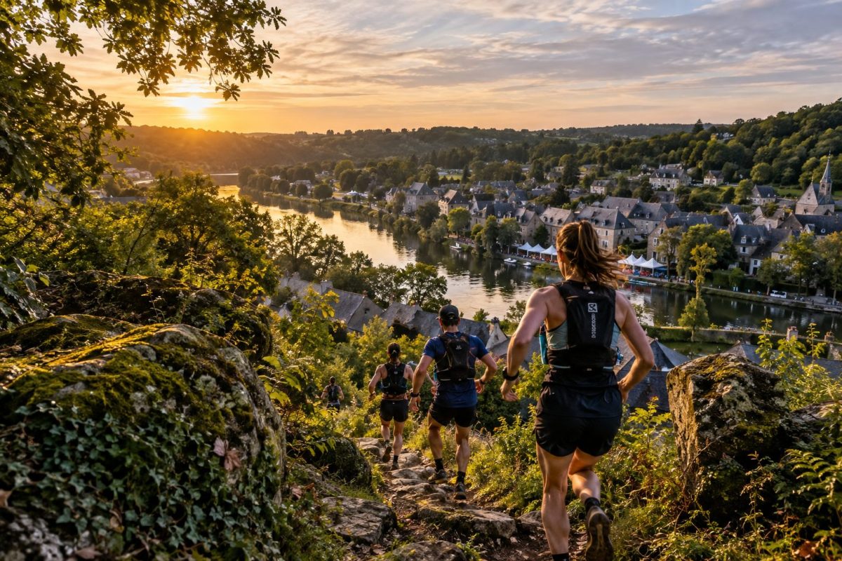 Une coureuse de l'Aff’ter Trail La Gacilly 2026