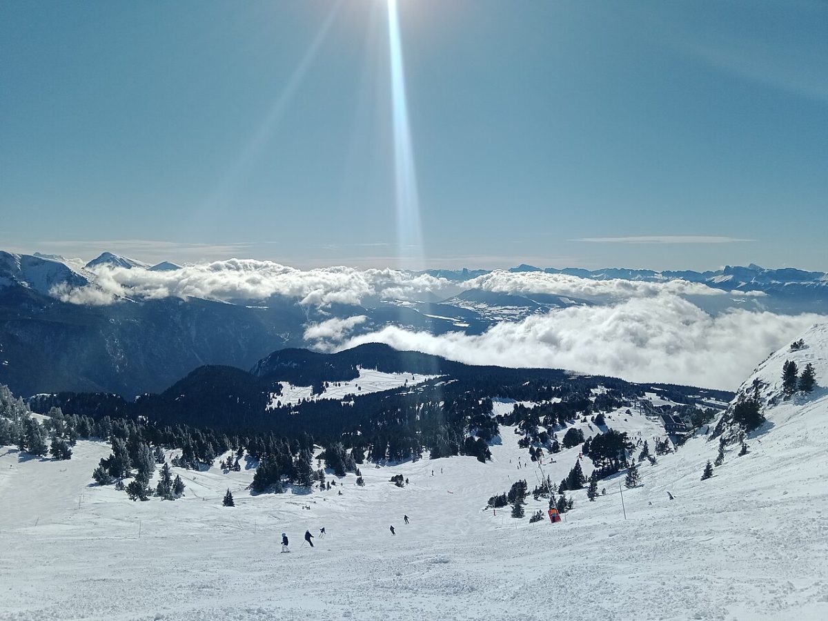 La station de Chamrousse en hiver