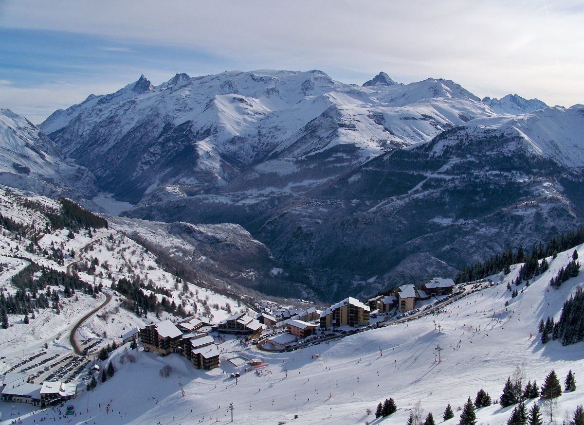 La station d'Auris en Oisans, en Isère.