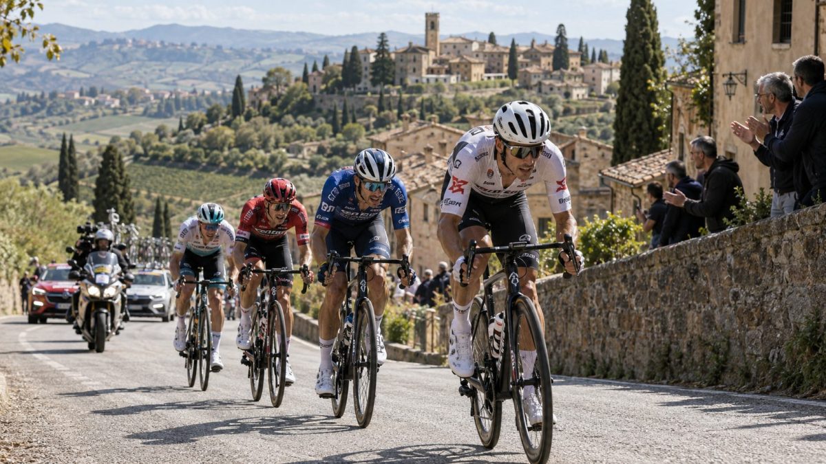 Des coureurs de la Coppa Sabatini 2026