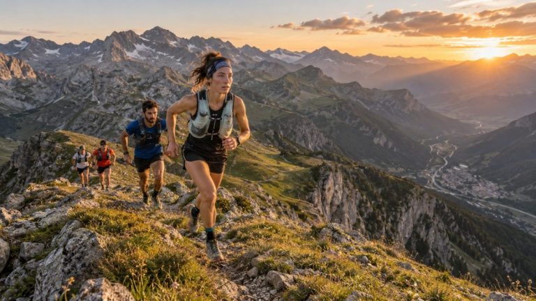 Des coureurs participant au Trail CanfrancCanfranc 2026