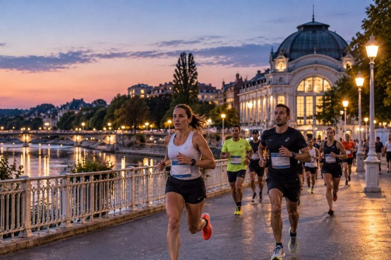 Des concurrents de la Course des Loutres 2026