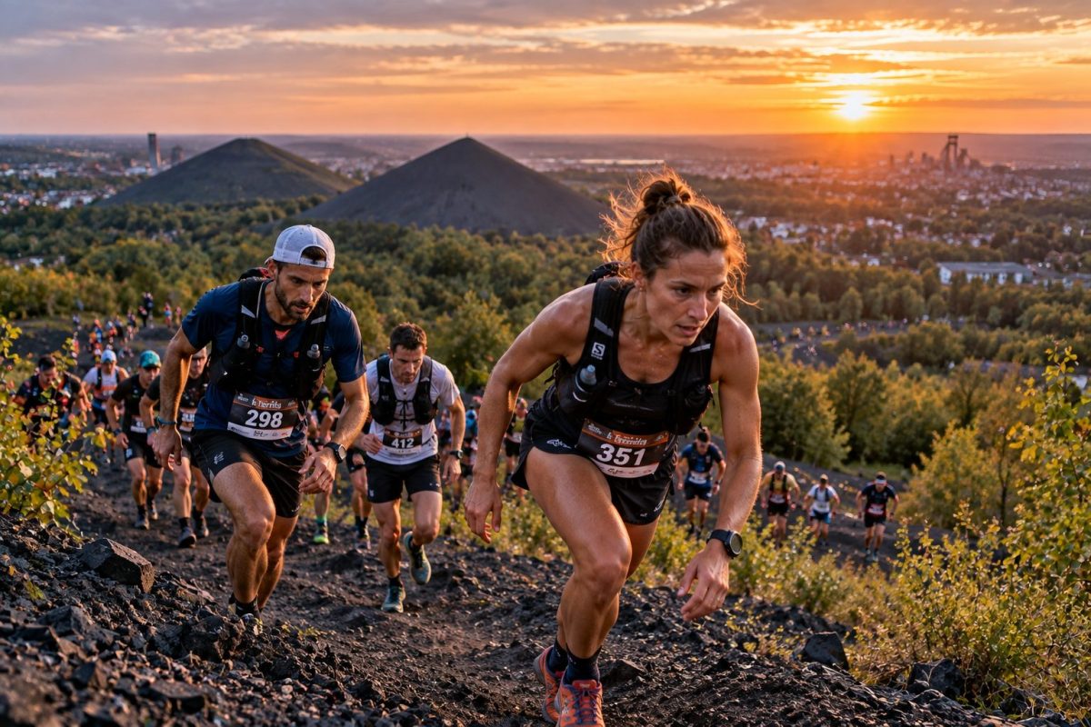 Des concurrents de la course des Terrils