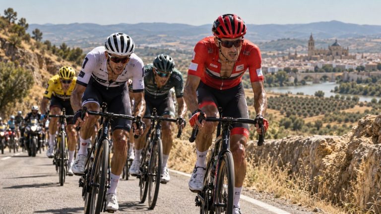 LEs coureurs de la Vuelta 2026 en piste