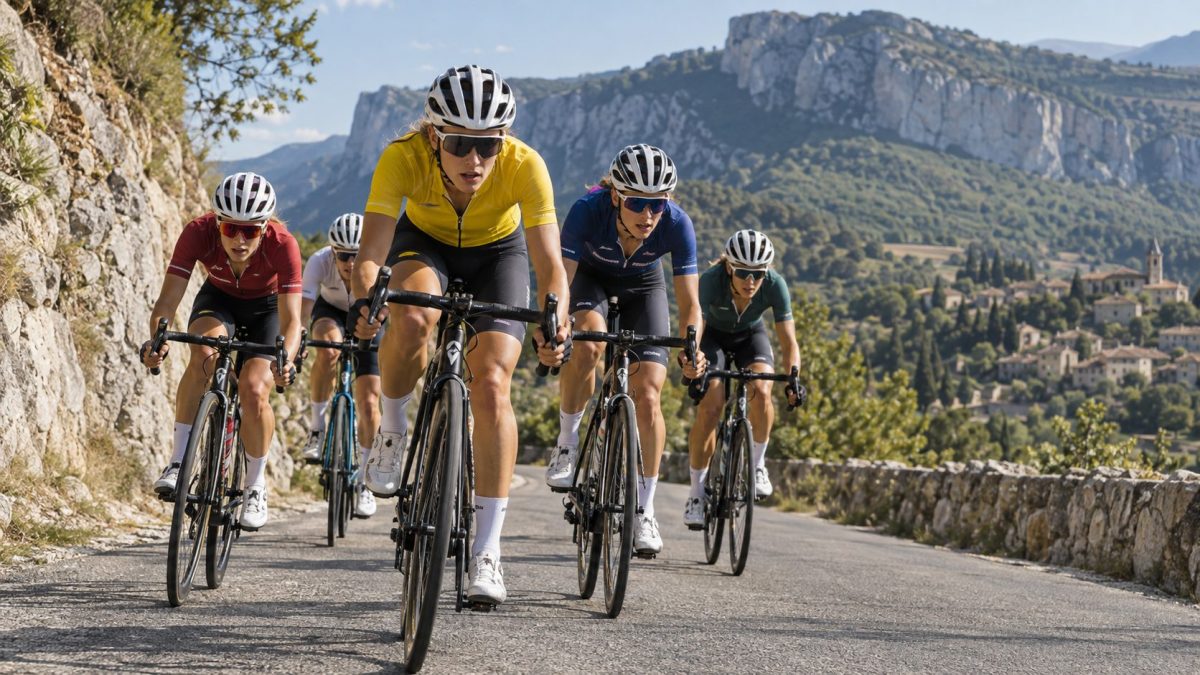 Le peloton de la Faun Tour 2026