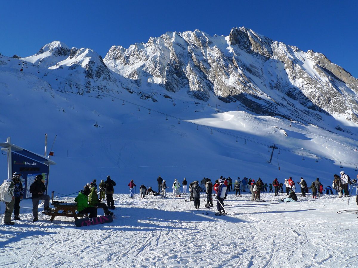 Le domaine skiable de Gourette, dans les Pyrénées