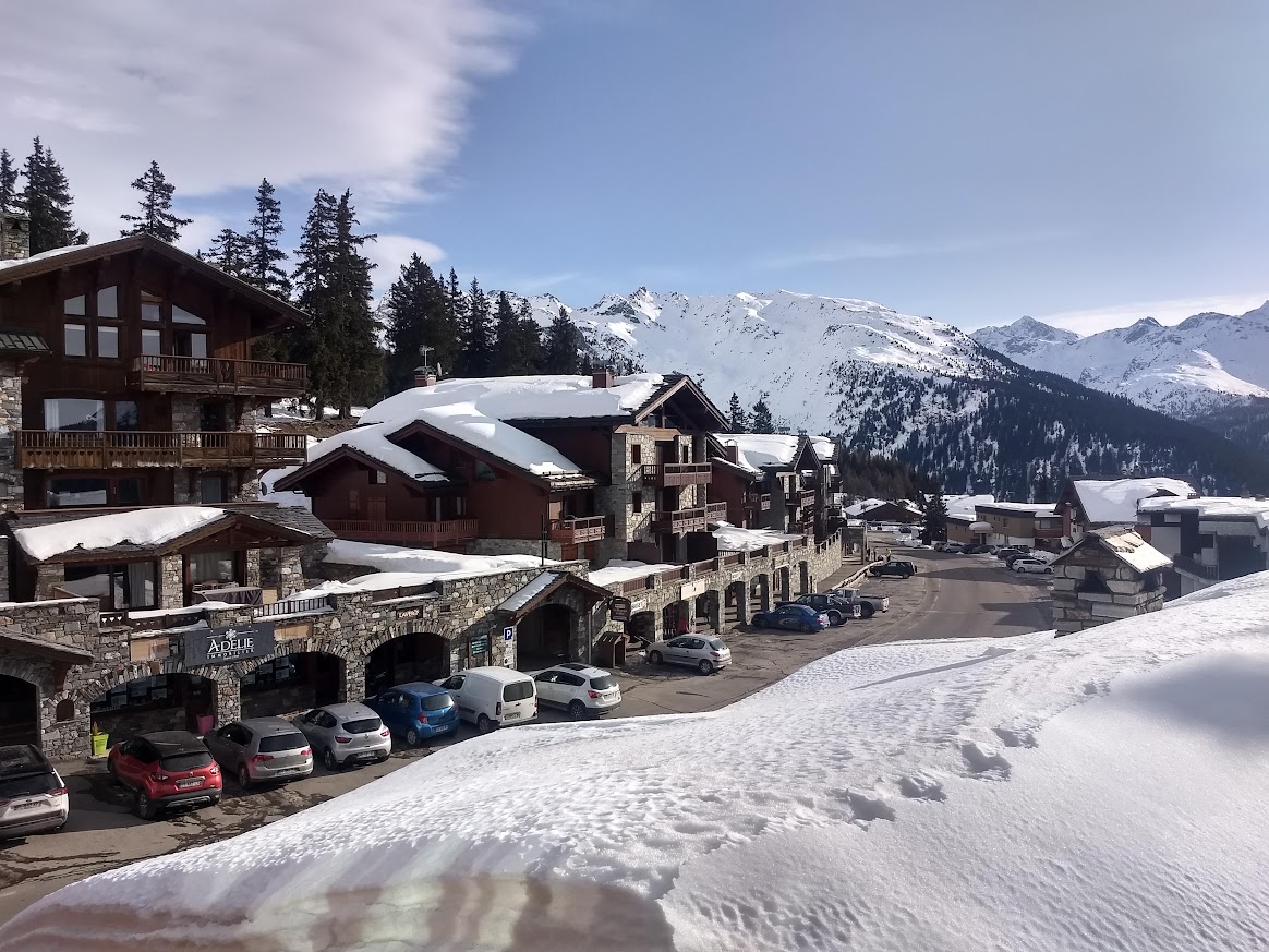 La station de La Rosière en hiver