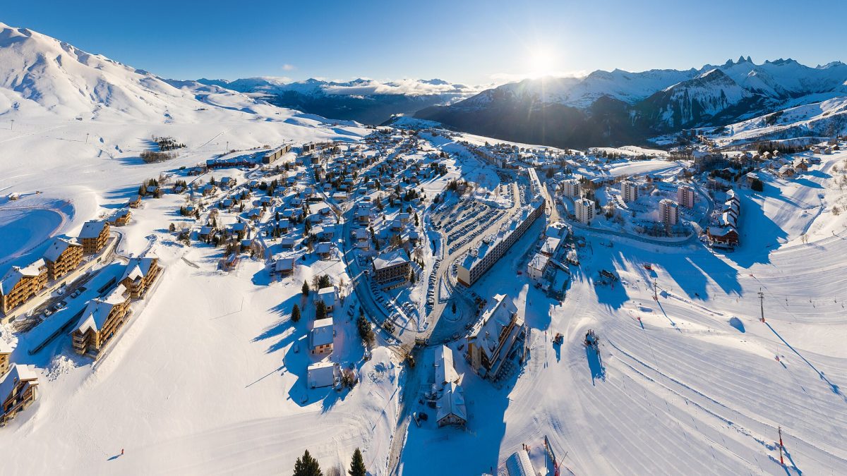 La station de la Toussuire en hiver
