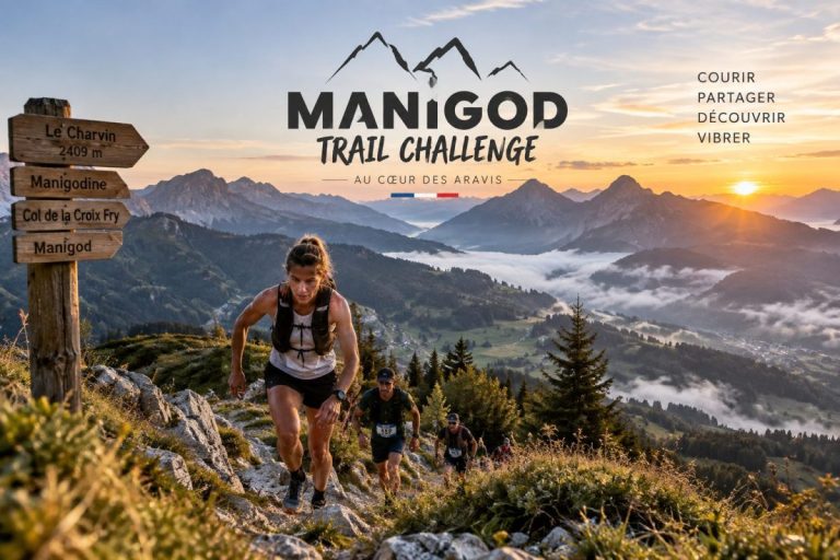 Une concurrente du Manigod Trail Challennge 2026