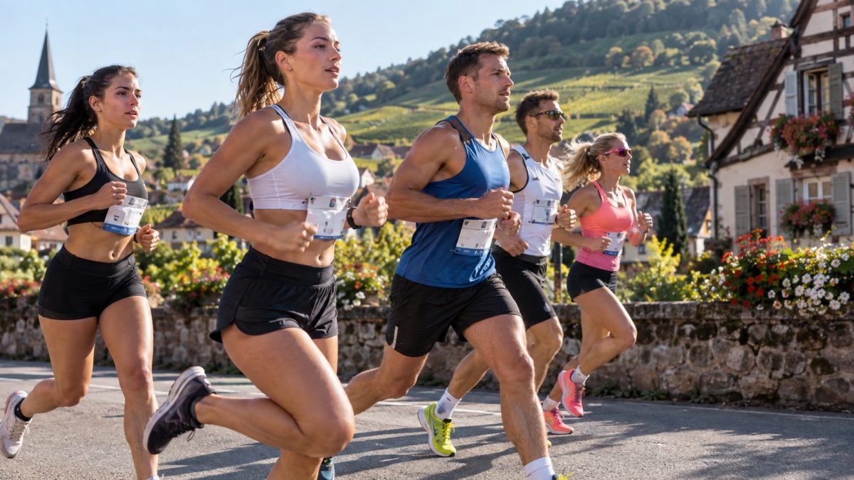 Des participants du Marathon de Colmar 2026