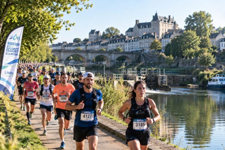 Les coureurs du Marathon des écluses 2026