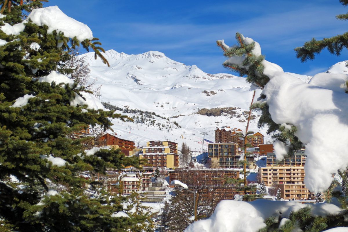 La station de ski d'Orcières Merlette, dans les Hautes-Alpes