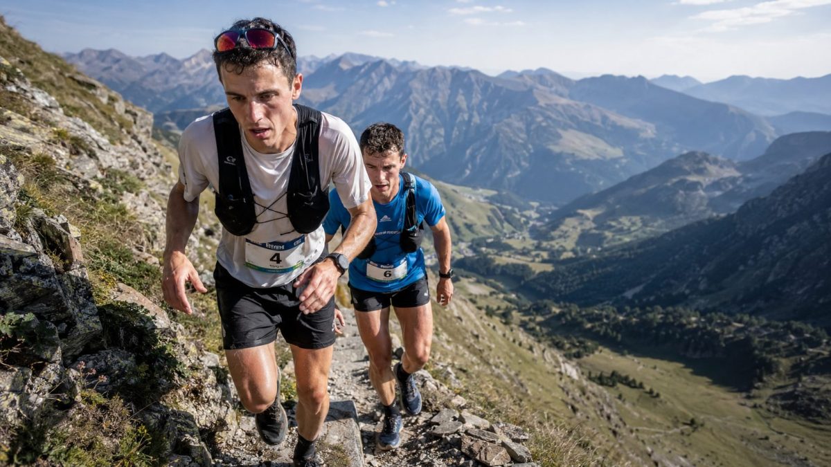 Des concurrents de la Pyrénées Stage Run 2026