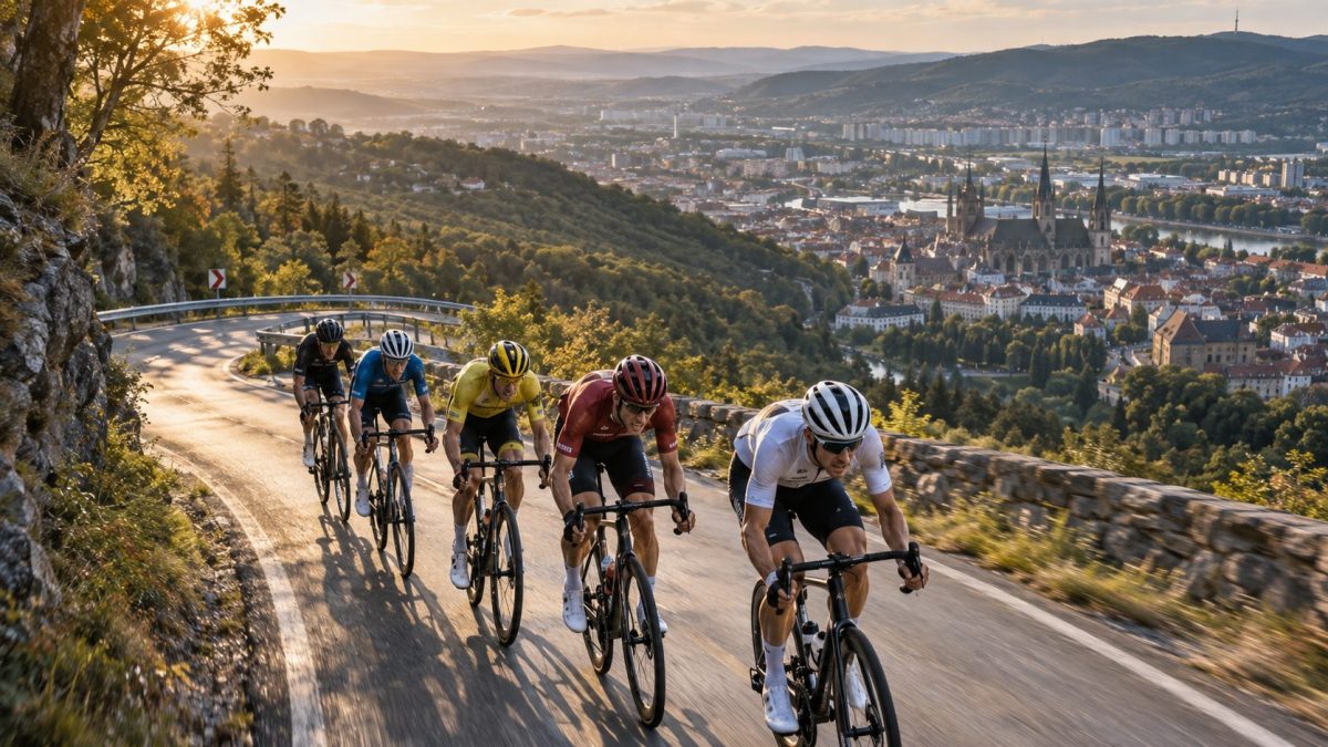 Des coureurs du Tour de Slovaquie 2026