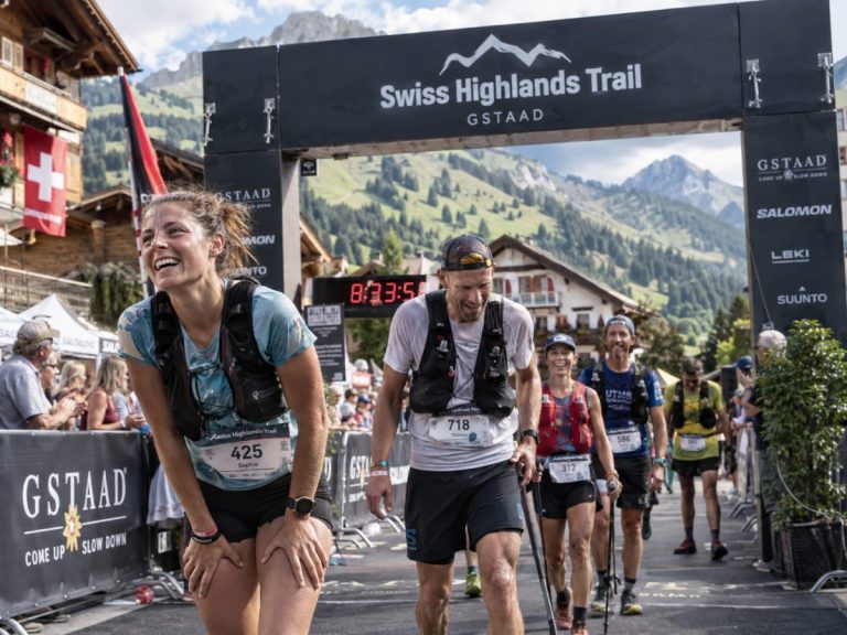 L'arrivée du Swiss Highlands Trail 2026