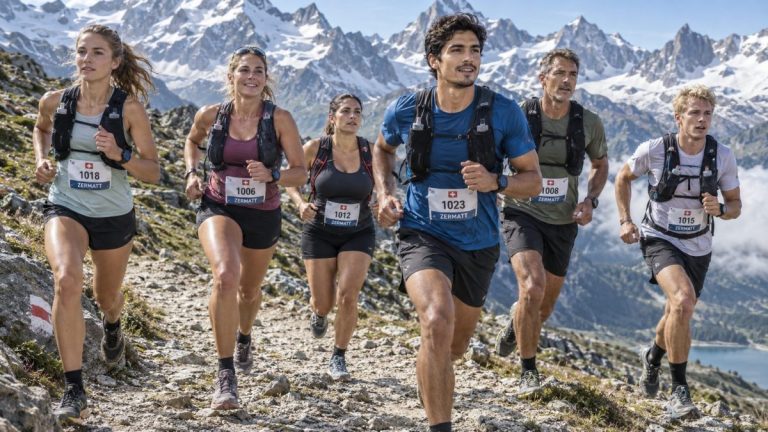 Des participants au SwissPeaks Marathon 2026