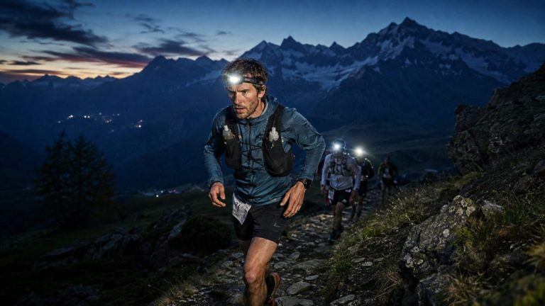Un coureur qui dispute l'Ultra SwissPeacks 2026