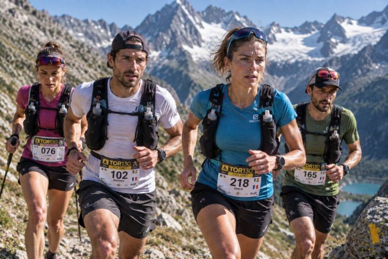 Des concurrents du Tor130 dans le Val d'Aoste