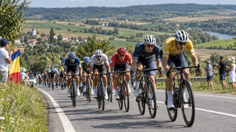 Le peloton du Tour de Roumanie 2026