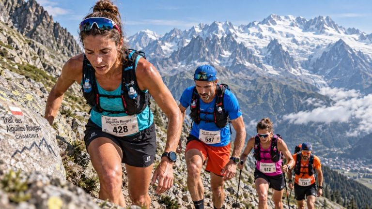 Des concurrents du Trail des Aiguilles Rouges 2026