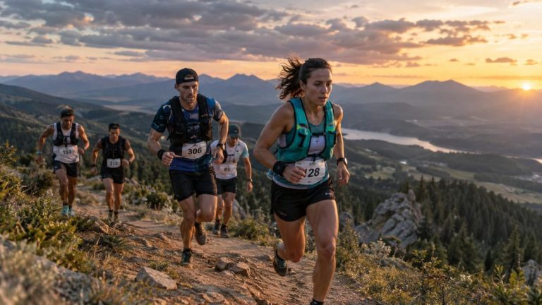 Deux participants du Trail de Pouguois