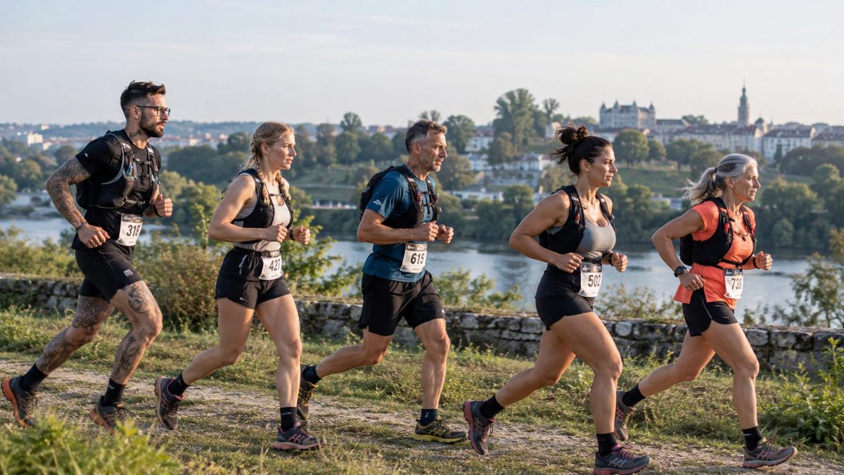 Coureurs et coureuses sur le Trail de Nantes à Montaigu 2026