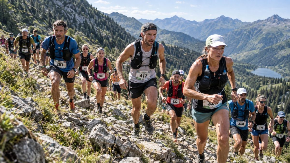 Des concurrents du Trail du Picou 2026
