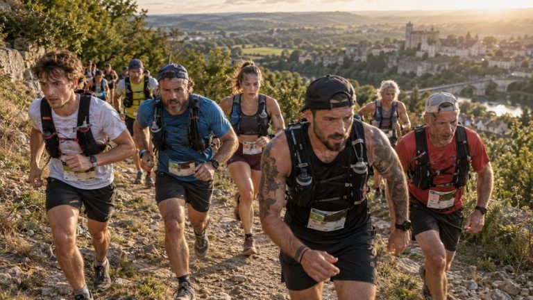 Des participants au Trail de Pons 2026