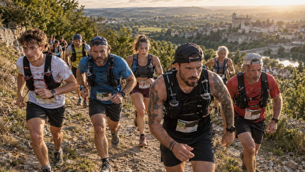 Des participants au Trail de Pons 2026