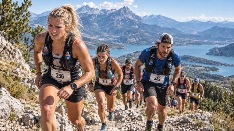 Des concurrents du Trail de Serre-Ponçon 2026