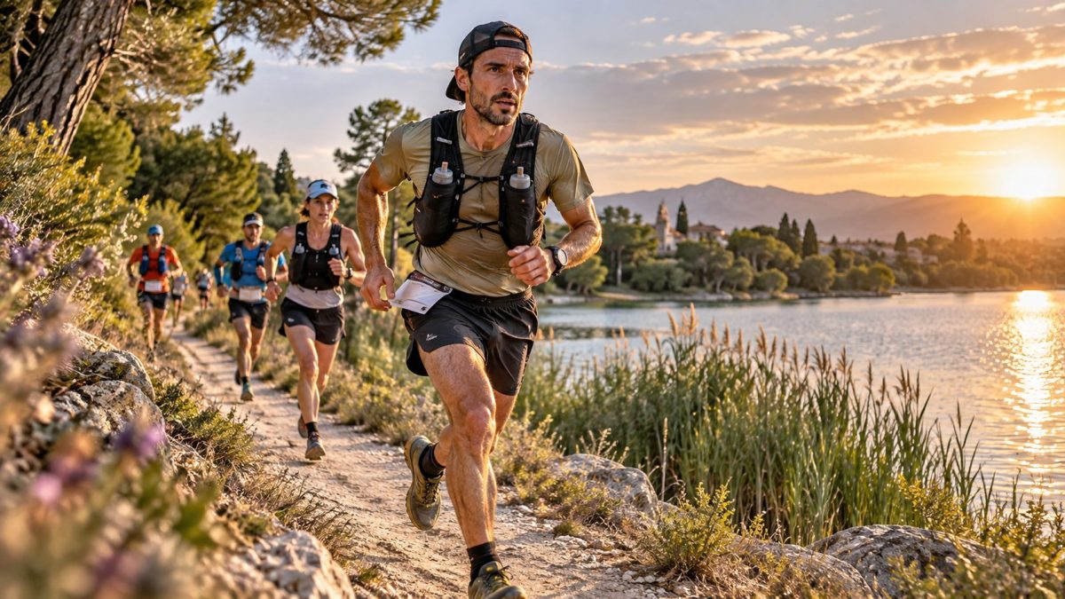 Des coureurs et coureuses de l'Ultra Trail du tour du lac de Montreux 2026