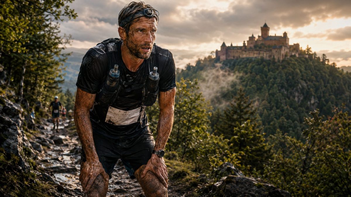 Un concurrent de l'Ultra Trail du Haut-Koenigsbourg 2026
