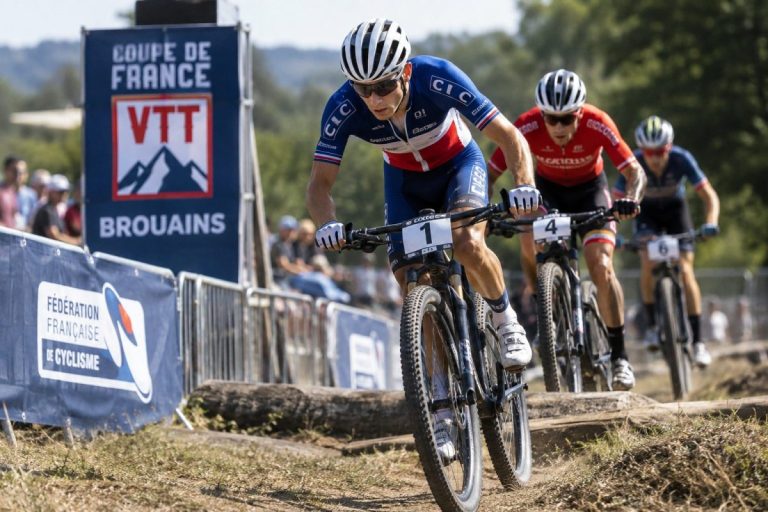Les concurrents de la Coupe de France XCE à Brouains en 2026