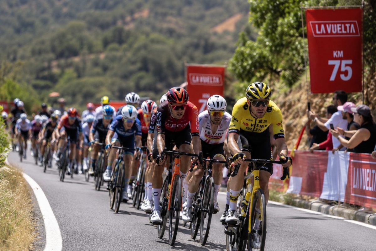 Le peloton du Tour d'Espagne 2026