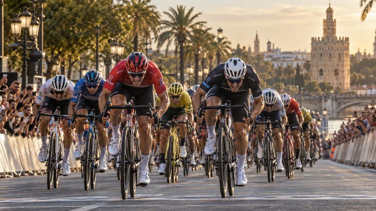 Le peloton de la Vuelta en 2026