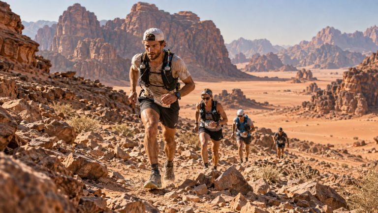 Des participants du X Trail Jordan en 2026