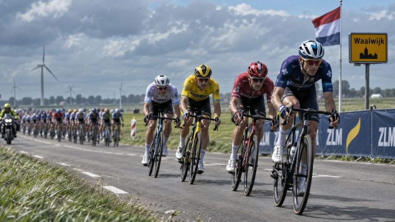 Le peloton du ZLM Tour 2026